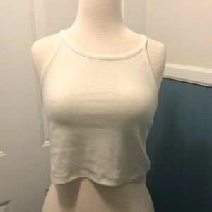 White crop top